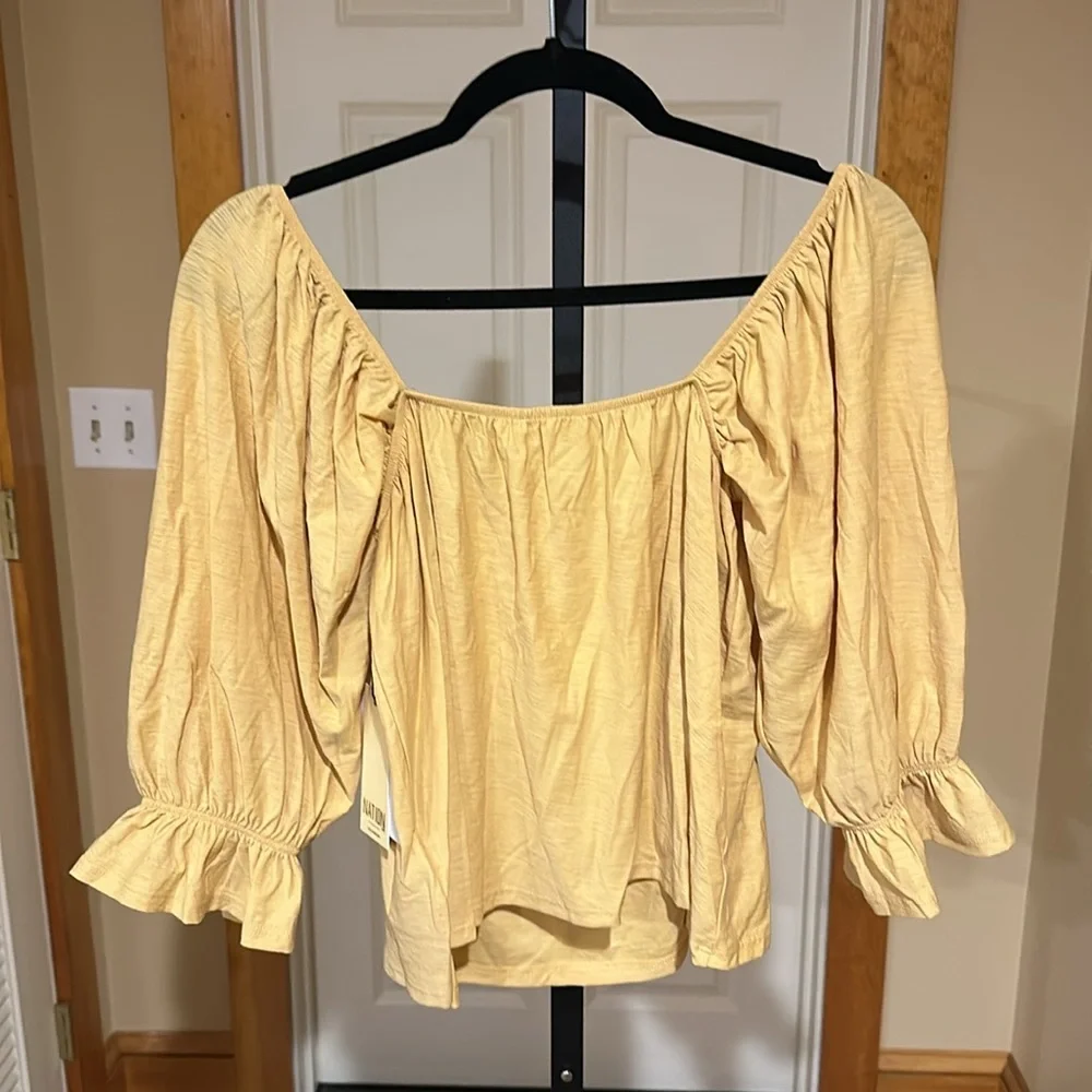 Anthropologie Nation LTD Luca Peasant Top in Daisy NEW - Picture 4 of 10